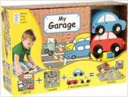 My Garage (Book, Wooden Toy & 16-piece Puzzle) 