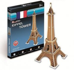 Puzzle 3D Eiffelova věž - 20 dílků