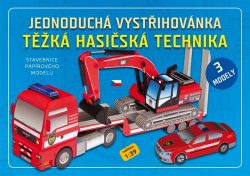 Těžká hasičská technika - Jednoduchá vystřihovánka