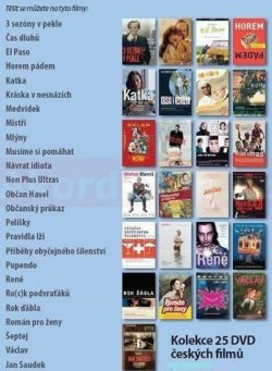 Kolekce českých filmů - 25DVD