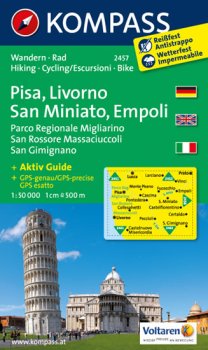 PISA,LIVORNO,SAN MINIATO 1:50 000