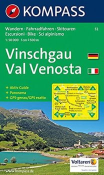 Vinschgau,Val Venosta 52 / 1:50T KOM 