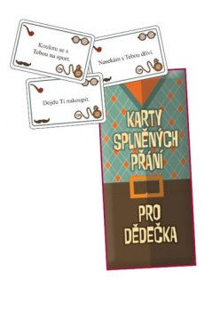 Karty splněných přání pro dědečka