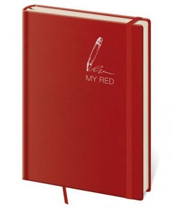 Zápisník My Red - tečkovaný S