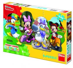 Mickey a kamarádi - Puzzle 4x54