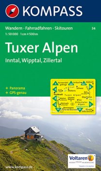 TUXER ALPEN 1:50 000