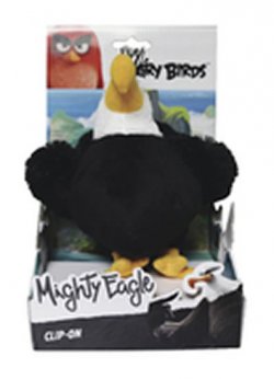 Angry Birds: Mighty Eagle - 14cm plyšová hračka s nylon přívěskem 