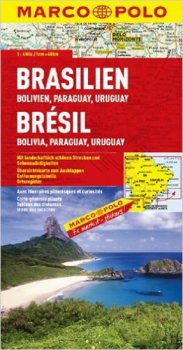 BRAZÍLIE, BOLÍVIE, PARAGUAY, URUGUAY 1: 4 000 000