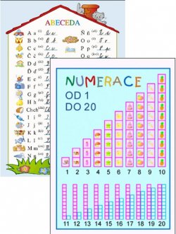 Abeceda / Numerace 1-20 (karta)