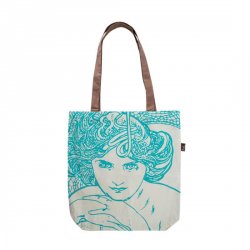 Plátěná taška Alfons Mucha – Emerald, Fresh Collection