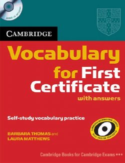 Cambridge Vocabulary for First Certificate: Edition without answers