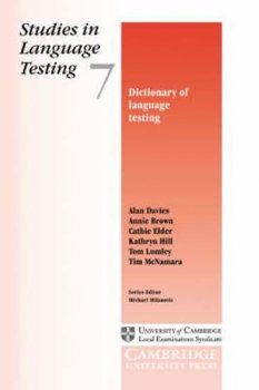 Dictionary of Language Testing: PB