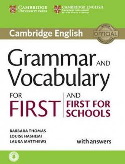 Grammar and Vocabulary for First and First for Schools: Book w. Answ. w. Audio