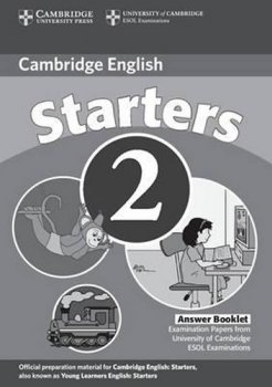 Cambridge English Starters 2 Answer Booklet