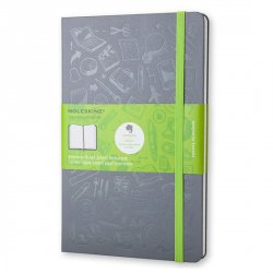 Moleskine: Evernote zápisník linkovaný šedý L