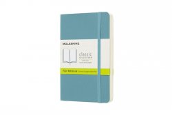 Moleskine: Zápisník měkký čistý modrozelený S 