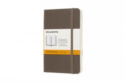 Moleskine: Zápisník měkký linkovaný hnědý S 