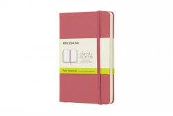 Moleskine: Zápisník tvrdý čistý růžový S 