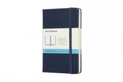 Moleskine: Zápisník tvrdý tečkovaný modrý S 