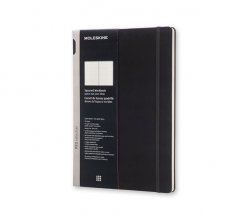 Moleskine: Zápisník workbook čtverečkovaný černý A4