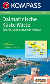 DALMATINISCHE KUSTE MITTE 1:100 000