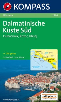 DALMATINISCHE KÜSTE SÜD 1:100 000