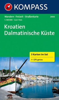 KROATIEN DALMATINISCHE KÜSTE 3 MAPY 1:100 000