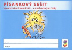 Písankový sešit s pomocnými linkami 511+ s prodloženými řádky