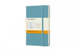 Moleskine: Zápisník tvrdý linkovaný modrozelený S 