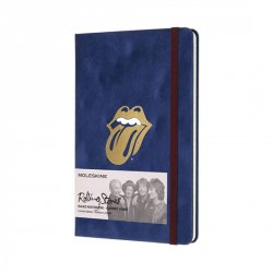 Moleskine: Rolling Stones zápisník L Flock/linkovaný 