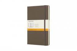 Moleskine: Zápisník tvrdý linkovaný hnědý L 