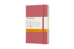 Moleskine: Zápisník tvrdý linkovaný růžový S 