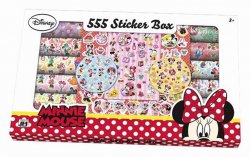 Minnie - Samolepkový box 555 ks