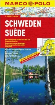 ŠVÉDSKO SWEDEN 1:800 000