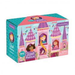 Glitter Puzzle:Princess/Puzzle s gliry: Princezny (100 dílků)