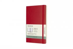 Moleskine: Plánovací zápisník 2018-2019 měkký červený L