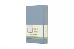 Moleskine: Plánovací zápisník 2018-2019 tvrdý světle modrý L 