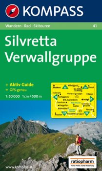 SILVRETTA VERWALLGRUPPE 1:50 000