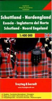 Skotsko, severní Anglie 1:400 000