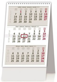 MINI tříměsíční kalendář