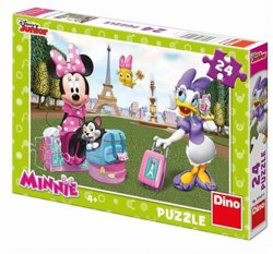 Minnie v Paříži - puzzle 24 dílků
