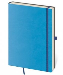 Zápisník Flexies L linkovaný modrý