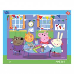 Puzzle Peppa Pig Ve školce 40 dílků deskové