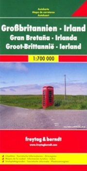 VELKÁ BRITÁNIE A IRSKO/GROSBRITANNIEN UND IRLAND 1:700 000