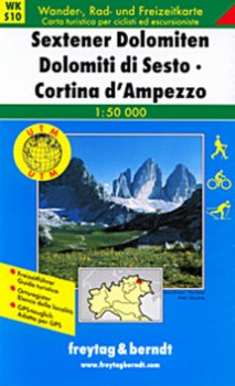 10 Sextener Dolomiten-Cortina d'Ampezzo 1:50 000