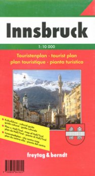 Plán města Innsbruck 1:10 000