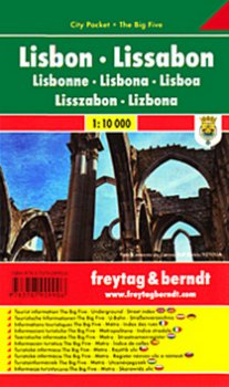 Plán města Lisabon 1:10 000