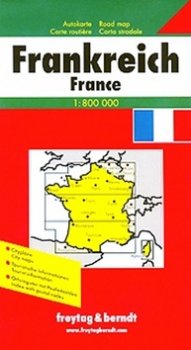 Automapa Francie 1:800 000