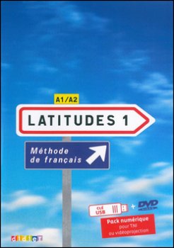 Komplet 4ks Latitudes 1 učebnice + pracovní sešit + příručka učitele + DVD