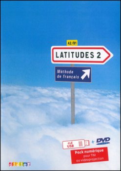 Komplet 4ks Latitudes 2 učebnice + pracovní sešit + příručka učitele + DVD